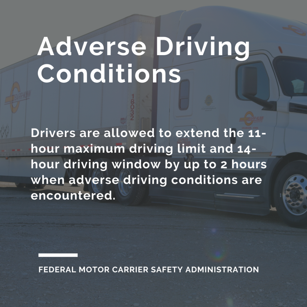 Adverse Driving Conditions