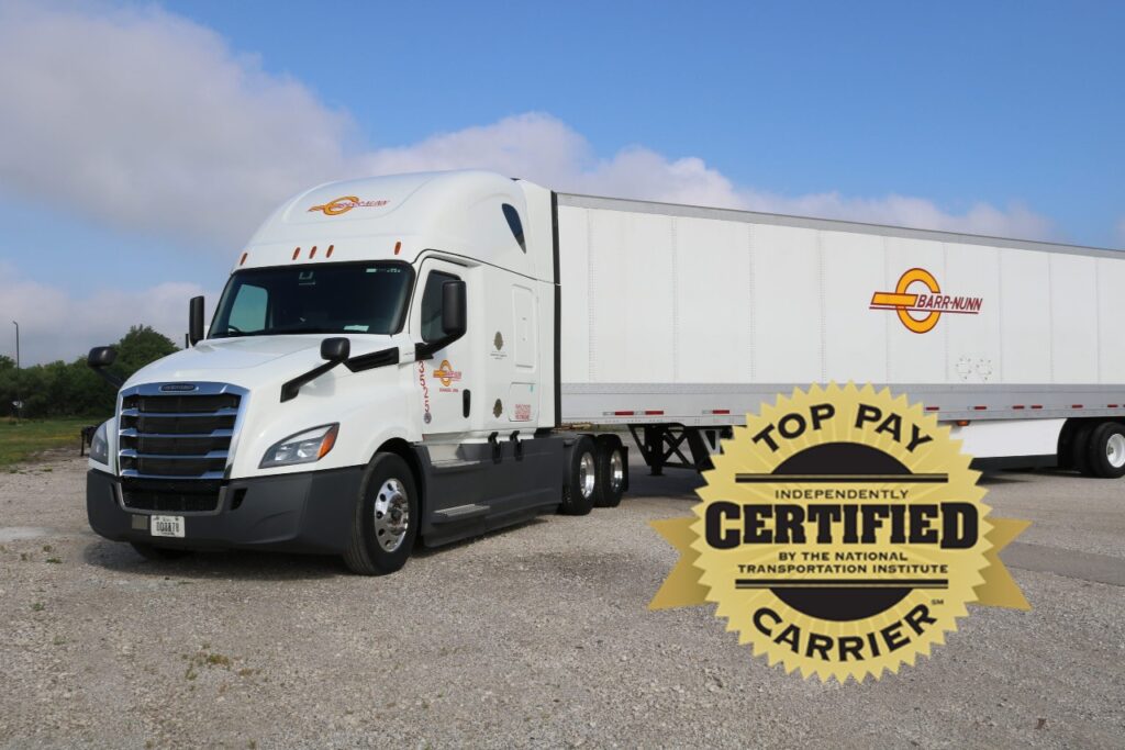 Barr-Nunn Transportation Certified Top Pay Carrier