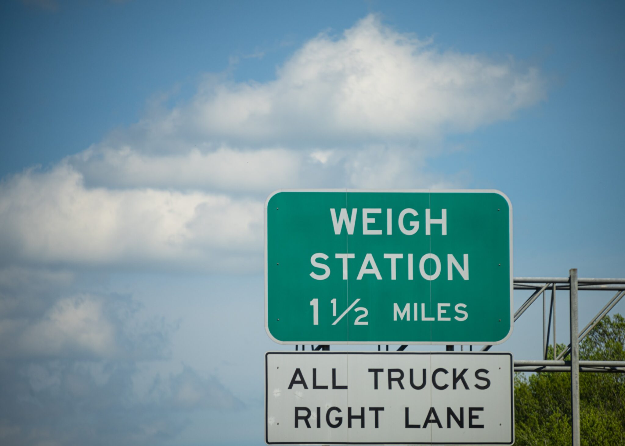 weigh station for semi trucks